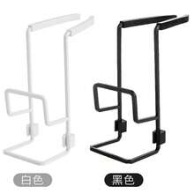 1pc Random Color Faucet Sponge Holder, Kitchen Sink Hanging Wire Mesh Scrubber Organizer, Practical & Convenient - Multicolor - View 3