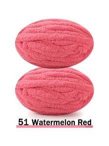 500克/250克超粗雪尼尔纱线，直径2厘米 - DIY手工编织毯，毛绒质感，厚实柔软的聚酯纤维，适合钩织舒适的枕头、毯子、地毯、宠物床、宠物窝、围巾、帽子、斜挎包等。