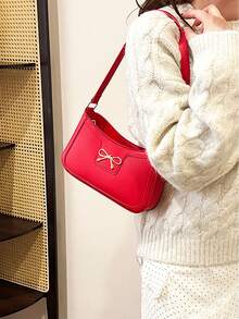This New, High-Quality Women's Underarm Bag Is Stylish And Versatile, Suitable For Daily Commutes, Casual Shopping,Outdoor Dates,And Convenient Travel - Đỏ - Xem 3