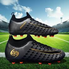 1 Pair New Soccer Shoes, Recommended For Teenagers, Students, Matches And Training, Low-Top, Long Studs, Non-Slip, Suitable For AG, FG, Soft Ground, Real Grass, Competition And Training, Lace-Up, Men's Soccer Shoes, High-Top, Professional Soccer Boots, Factory Direct - Bronze Gold - View 6
