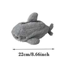 Large-Capacity Cartoon Shark Stationery And Pencil Case, Cute Doll Student School Supplies Stationery Storage Bag, Essential Supplies For The Beginning Of School, Creative Student Holiday Gifts - Hộp bút chì hình cá mập - Xem 5