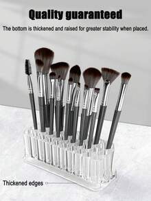 26-Hole Transparent Acrylic Nail Art Pen Organizer, Makeup Brush Holder, Nail Art Tools Storage Box - Multicolor - View 11