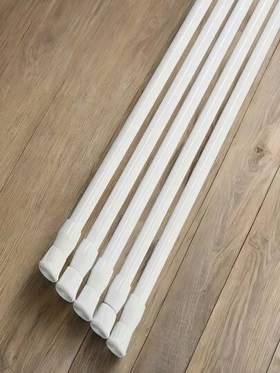 1 יחידות מוט וילון מתכוונן עם קפיץ, 30-50 ס"מ, 40-70 ס"מ, 50-90 ס"מ, 60-110 ס"מ, 70-120 ס"מ, מוט וילון מקלחת לבן, מתאים למטבח, חדר אמבטיה, ארון, ארון בגדים, חלון, ארון בגדים, דלת, מדף ספרים, פרויקטים עשה זאת בעצמך, אחסון בחדר אמבטיה, ארגון ארון בגדים, עיצוב קלאסי, פתרון חוסך מקום, מוט קל משקל, פלסטיק עמיד, מוט מתכוונן, מוט תלייה, חובבי עשה זאת בעצמך, דיירים