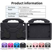 Apple 卡片夹 1 件黑色拇指握把夹，高品质 EVA 防震防摔平板电脑保护套