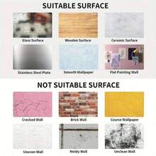 Giấy dán tường chống thấm nước 2M cho phòng tắm, viền chân tường tự dính, hành lang, sàn nhà, tấm dán trang trí tường, giấy dán tường trang trí mùa xuân làm mới ngôi nhà của bạn, nhãn dán trang trí Rama, quà tặng sinh nhật và tốt nghiệp. - Nhiều màu - Xem 10