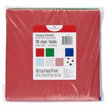 YQQ American Greetings 200 hojas de 20 pulgadas x 20 pulgadas. Papel de seda a granel surtido de invierno para Navidad  y todas las fiestas1234 - como en la foto - Ver 6