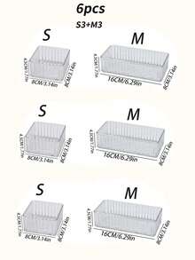 1pc Transparent Drawer Style Makeup Storage Box With Compartments For Cosmetics, Perfumes, Lipsticks, Eyebrow Pencils, Etc.,For Holiday Beach, Bathroom Collection, Bedroom Collection, Large Capacity - Clear - View 16