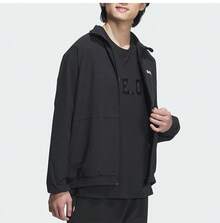 Adidas New Arrival Men's Minimalist Casual Woven Sports Jacket - Black - View 2