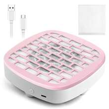 Aspirador de polvo para uñas con 10 filtros, aspirador compacto para principiantes, minimáquina de succión de polvo para manicura y pedicura, herramienta para pulir uñas acrílicas en casa, ideal para Navidad y Año Nuevo (para mujeres). - por defecto - Ver 2