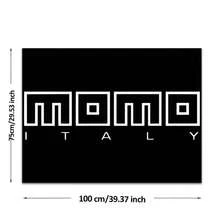 1pc "MOMO" Printed Heavy Duty Car Trunk Mat, Non-Slip Surface And Splash-Proof Design - Fits Most Vehicles, Black & Red Striped Cargo Liner, Dust-Proof And Easy To Clean Trunk Protector, Scratch-Resistant And Leak-Proof, Ideal Christmas/Halloween Gift - Compatible With SUV, Sedan, Hatchback, SUV Dedicated Trunk Liner
