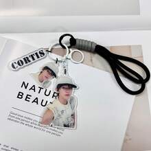 GO! 时尚 你想要的 COER JAMES JUHOON MATIN SEINGHYEON KEONHO 钥匙扣、挂件、吊坠，适用于衣服、包包、车钥匙 - 创意可爱派对装饰，理想的圣诞礼物、情人节礼物、生日礼物 - 彩色 - 查看 2