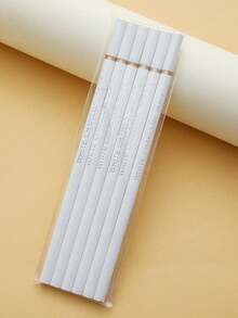 5支装白色炭笔，美术学生素描绘画专用软白炭笔，天然木质笔芯，笔芯较粗，适合美术学生、高光素描、混色、速写、专业绘画 - 彩色 - 查看 14