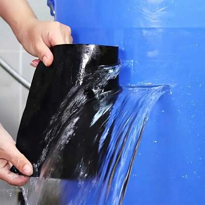 1 Roll Of Heavy Duty Waterproof Tape, Available In Multiple Colors - Excellent Waterproof Performance, Made Of Super Strong Rubber Material, Suitable For Indoor And Outdoor Use, Ideal For Home, RV, Roof Pipes, Ponds, Etc., Available In Black And White.