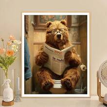 1Pc Paint By Numbers Kit For Adults Beginner, DIY Custom Portrait Pet Dog Animal Family Photo To Canvas Painting, Easy Modern Landscape Floral Art, Oil & Acrylic Paint By Number For Adults No Framed(40*50cm/16*20 Inch)