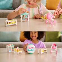 ZURU Set de 5 cápsulas misteriosas de la Serie 1 de bebés mini sorpresa, juguetes para niñas, bebés mini realistas, set de juego y accesorios (estilos aleatorios) - Multicolor - Ver 5