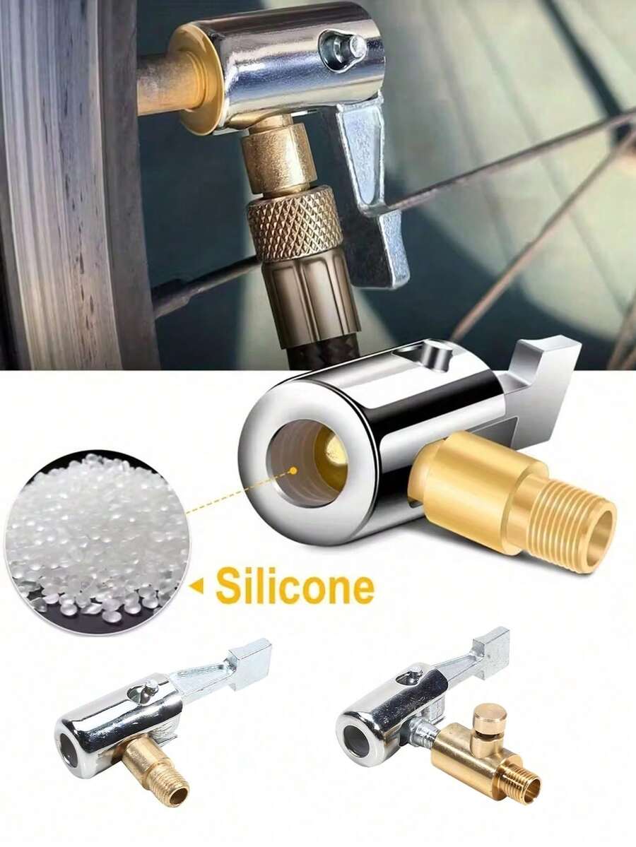 1 Pc Quick Connector Deflation/Non Deflation Press Type Inflation Hose Inflation Joint Inflation Nozzle - Multiple Styles - View 1