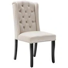 Dining Chairs - Beige + Velvet3 - View 7