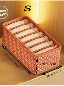 Drawer Type Underwear & Socks Storage Box, Student Dormitory Organizer, Wardrobe Divider Storage Container, Space-Saving