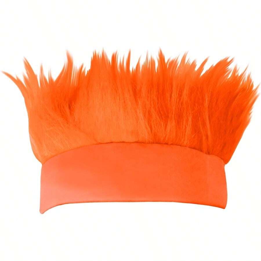 YQQ Beistle 60277-O Hairy Headband Orange5735 - Naranja - Ver 1