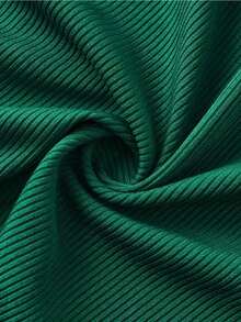 فستان كاجوال أنيق من قماش محبوك ذو لون أحادي، قصة غير متماثلة/غير منتظمة بياقة مستديرة، طول متوسط، مناسب لحفلات الشاي والمكتب اليومي والتنقل والزي الرسمي للمعلمين والملابس الرسمية الكاجوال وملابس الكنيسة والترفيه الخارجي في الربيع والصيف والخريف والشتاء، فستان أنيق للسيدات - أخضر - مشاهدة 8