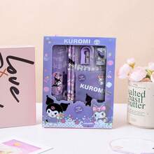 Sanrio Stationery Gift Set, Kuromi School Supplies, Back To School Campus Essentials - Pencils, Erasers, Sharpeners, My Melody, Hello Kitty. Ideal Birthday, Back To School, Halloween, Christmas, Thanksgiving Gifts For Students (Assorted Patterns And Colors Due To Production Batch Differences) - Multicolor - View 10