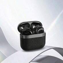 New Leather Texture Wireless Earbuds Bluetooth5.3 Headset TWS Headphones Touch Sport Gaming Headset With ENC Microphone Noise Reduction - Multicolor - View 9
