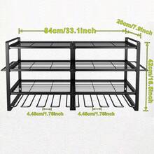 Power Tool Organizer Drill Holder Wall Mount Power Tool Storage Rack Heavy Duty - Black - View 2
