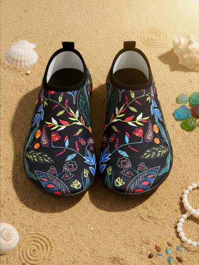 2025 New Women's Beach Shoes, Non-Slip, Anti-Sand, Scratch-Resistant, Quick-Drying, Suitable For Outdoor, Water Sports, Indoor Fitness, Running, Jumping Rope, Yoga, Aqua Socks, Snorkeling, Rafting, Swimming