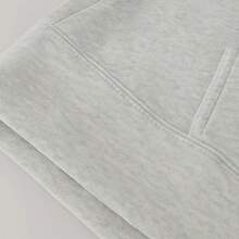 Men's Graphic Hoodie, Cotton, With SKZ - SKZOO University Print, Comfortable Streetwear For Fall, Four - Seasons Wear - 灰色 - 查看 3