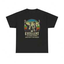 Iconic Funny T-Shirt "Be Excellent To Others" - Black - View 9
