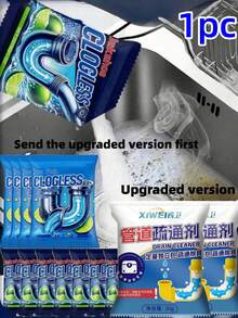 8/4/1 Pack Drain Cleaner, Suitable For Cleaning Toilet, Bathroom Tub, Kitchen Sink, Toilet Drain Clogging And Odor Removal, Great Gift For Friends And Family. Bathroom & Kitchen Pipe Clog Remover, Super Strong Drain Unblocker, Unclogs Sink, Toilet And Pipes In Seconds (Priority To Send Upgraded Version) - Powdery - View 12