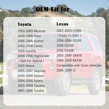 EstiloTapa de gasolina, tapa de combustible para  Lexus, 2002-2006 Camry, 2004-2009 4Runner, 2004-2006 Highlander, 2005-2008 Tacoma, 2003-2006 Tundra, 2004-2006 Sienna, 2005-200007 , 2, 2, 2, , AvalonVersión mejorada - 1 - Ver 2