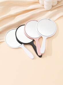 1pc/5pcs/10pcs/30pcs/50pcs/90pcs/100pcs Handheld Small Mirror, Cute Makeup Mirror For Student Dorm, Travel Essential Pocket Mirror, Outdoor Makeup Mirror - Multicolor - View 4