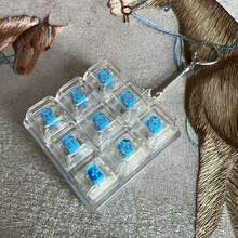 1pc Stress Relief Keyboard Key Cap Keychain, Fun Mechanical Keyboard Toy, Desktop Essential, Anxiety Relief - Unique Gadget, Great Gift - Multicolor - View 3