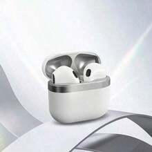 New Leather Texture Wireless Earbuds Bluetooth5.3 Headset TWS Headphones Touch Sport Gaming Headset With ENC Microphone Noise Reduction - Multicolor - View 8