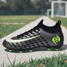 1 Pair New Soccer Shoes, Recommended For Teenagers, Students, Matches And Training, Low-Top, Long Studs, Non-Slip, Suitable For AG, FG, Soft Ground, Real Grass, Competition And Training, Lace-Up, Men's Soccer Shoes, High-Top, Professional Soccer Boots, Factory Direct - Bronze Green - View 6