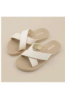 Women's Criss-Cross Beach Slippers, Suitable For All Seasons