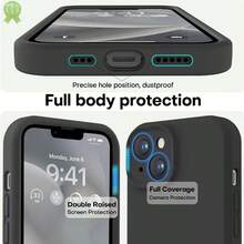 1个：升级版高级简约纯黑色手机壳，防滑、防震、防指纹，保护套，兼容 5/5s/6/6s/6 Plus/7/7 Plus/8/8 Plus/Xr/Xs Max/11/11 Pro/11 Pro Max/12/12 Mini/12 Pro/12 Pro Max/13/13 Mini/13 Pro/13 Pro Max/14/14 Plus/14 Pro/14 Pro Max/15/15 Plus/15 Pro/15 Pro Max/16/16 Plus/16 Pro/16 Pro Max/17/17 Pro/17 Pro Max/Air/SE 2020 - 黑色 - 查看 4