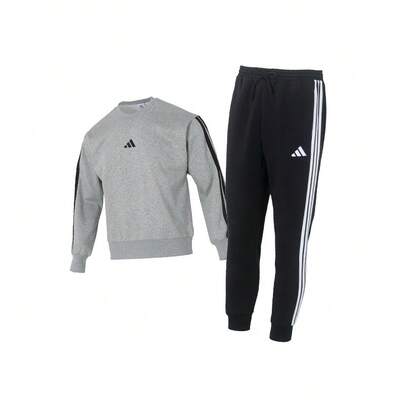 Adidas Chándal para hombre: sudadera con forro polar + pantalón con forro polar. Cómodo y sencillo para el día a día. Pantalón deportivo, suave e informal de punto con forro polar.
