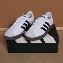 Adidas VL COURT BASE 2026 新款休闲运动鞋 低帮滑板鞋 男女通用 ID3711 - 白色 - 查看 4