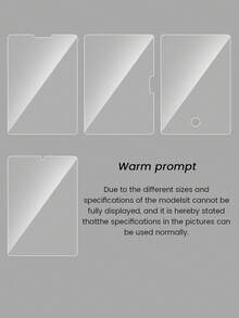 2pcs Screen Protector Film, Compatible With 10th/11th Generation IPad (7.9/8/9.7/10.2/10.5/10.9/11/12.9/13 Inch), IPad Air/Pro (2016/2017/2018/2019/2020/2021/2022/2023/2024/2025), IPad M2/M3/M4, High Definition, Scratch-Resistant, Anti-Fingerprint, Easy Installation, Shatterproof, Bubble-Free, Tempered Glass Material - Clear - View 10