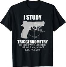 Camiseta de propietario de arma de triggernometría, regalo de derechos de la segunda enmienda - Negro - Ver 7