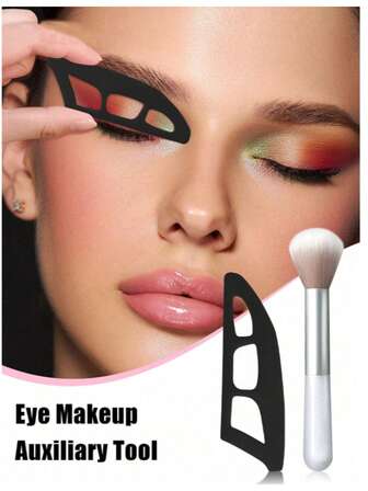 Eyeshadow Card Tool With Blending Brush For Beginners