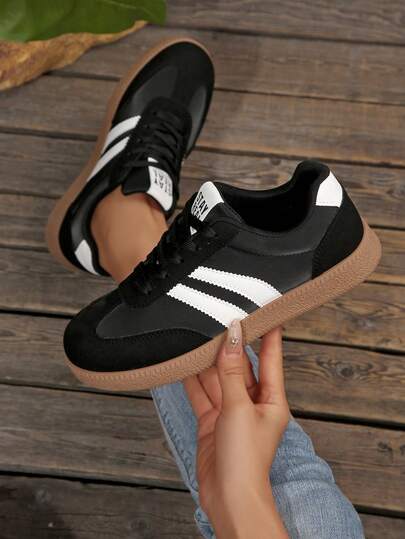 Women's Casual Versatile Leopard Print Sneakers, Fashionable Eye-Catching Comfortable Durable Rubber Soft Sole Sports Shoes, Breathable Lightweight Patchwork Athletic Shoes