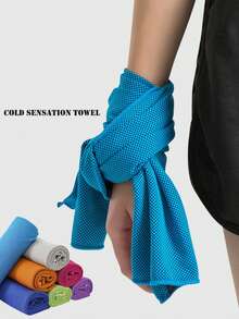 Cooling Towel For Summer, Outdoor Running Fitness Sweat Absorbing Quick Drying Towel With Cold Sensation Material - Multicolor - View 10
