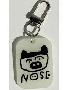 亚克力钥匙扣吊坠，夜光设计，艺术风格，送朋友的礼物 - 彩色 - 查看 11