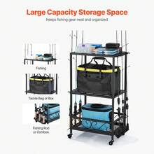 Porte-cannes de pêche - 10-polig : 56 x 33 x 86 cm - Voir 2