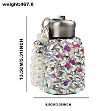 300ml Portable Shiny Thermal Water Bottle Stainless Steel Crystal Diamond Coffee Cup Car Vacuum Thermal Cup