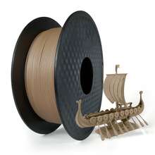 3D打印耗材 PLA 木纹 1.75mm 木纹彩虹色系列耗材 3D打印笔材料 木纹3D打印，1kg - 棕色 - 查看 2