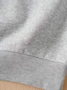 2026 Long Sleeve Tops Women Nurse Theme Printed Sweatshirt - Soft Loose Long Sleeve Sweater With Stethoscope And Nursing Logo, Machine Washable Spring Summer Casual Workwear (Nurse Clothing) - Round Neck Pullover, Bright Stethoscope Bow Design, Medium Elastic Comfortable Fabric, H-Shaped Silhouette Suitable For Daily Wear, Breathable Material Loose And Comfortable Winter Clothes For Women Plus Size Women Clothes - 淺灰色 - 查看 3